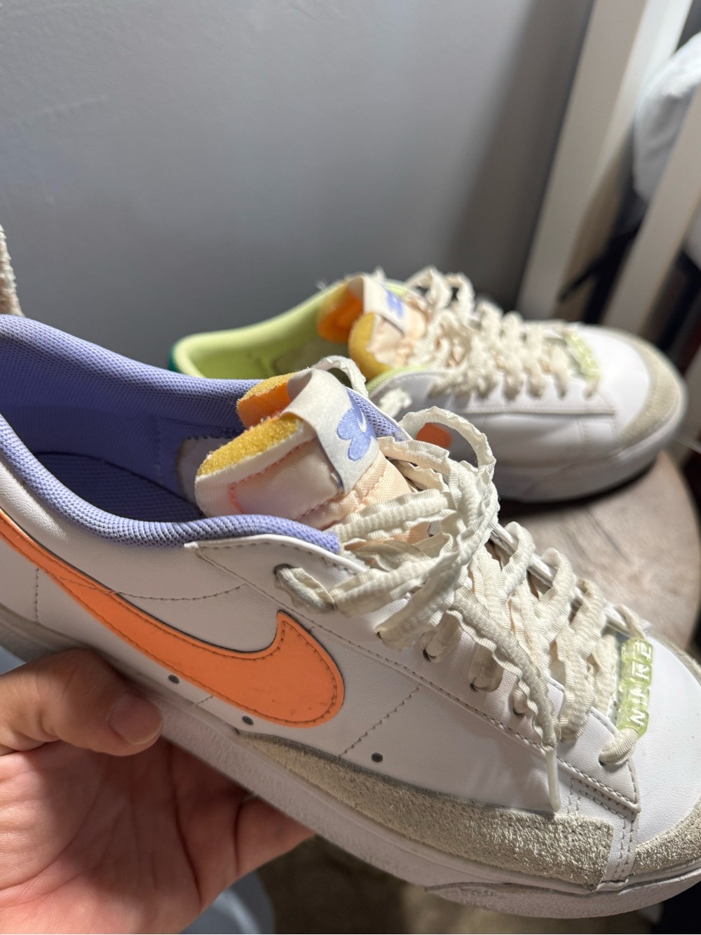Nike platform low blazers